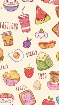 Kawaii Food Wallpaper