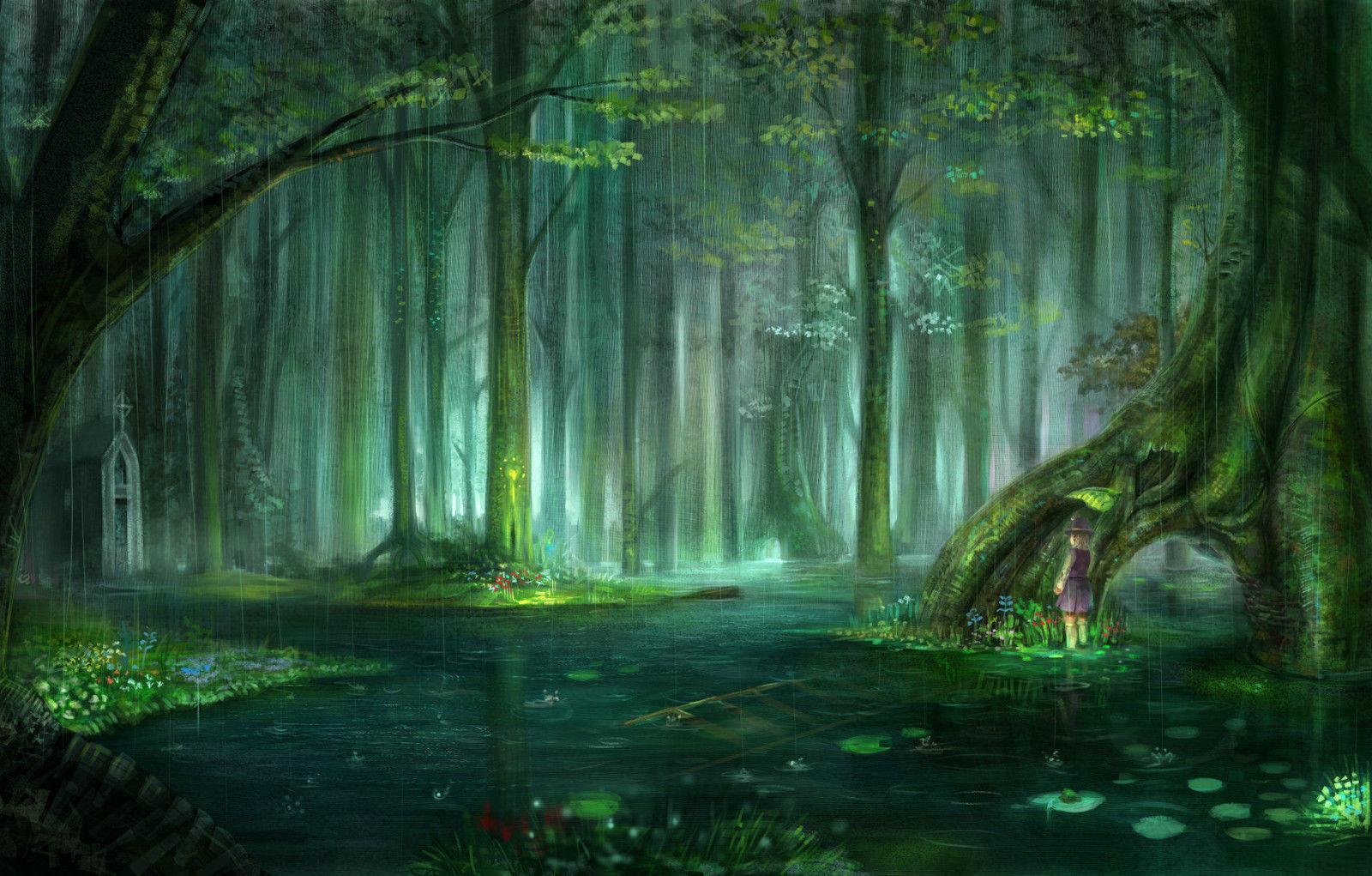  Forest  Paint  Wallpaper  KoLPaPer Awesome Free HD Wallpapers 