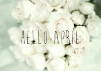 Hello April Wallpaper