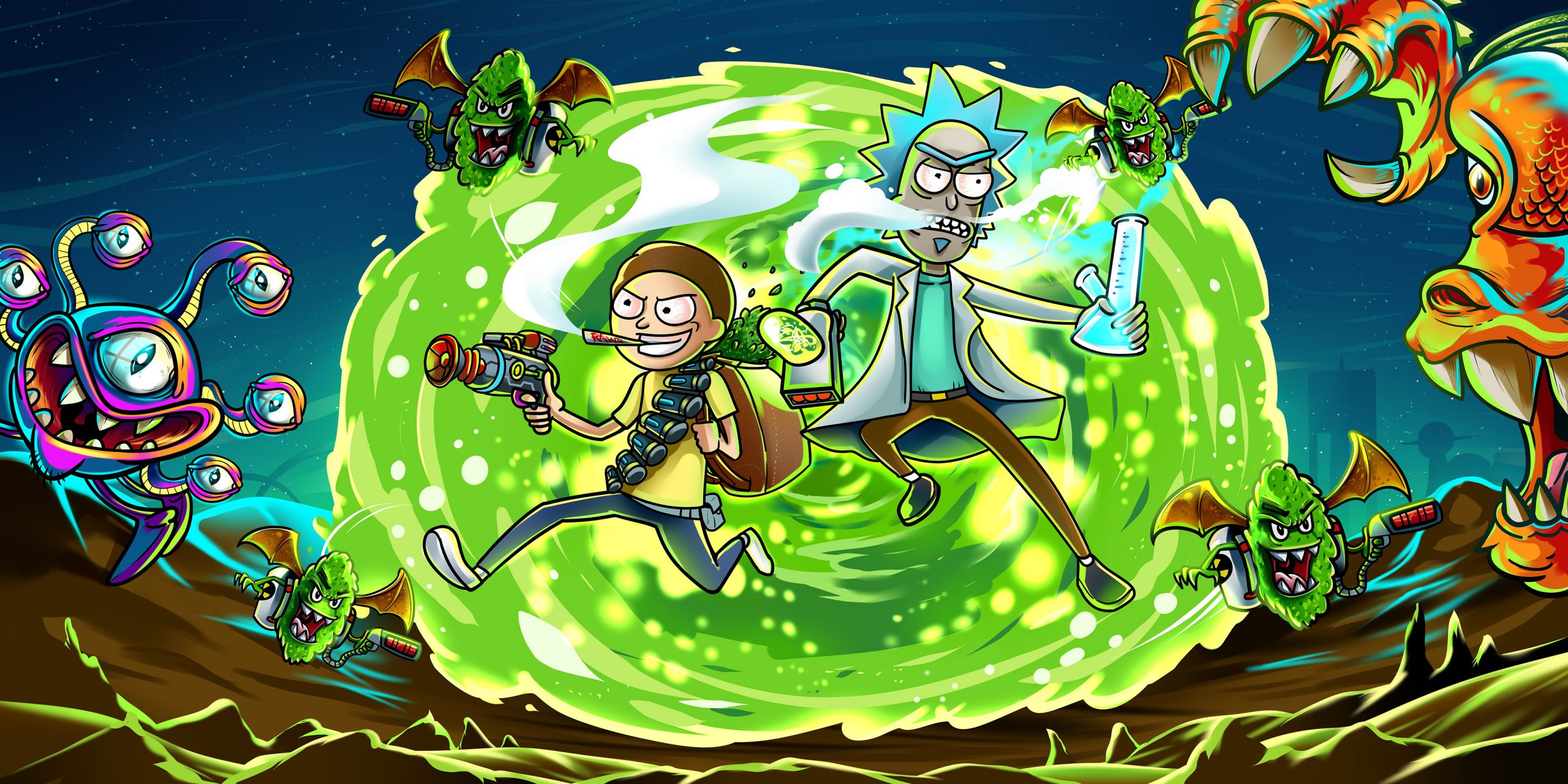 Rick And Morty 4k Wallpaper Kolpaper Awesome Free Hd Wallpapers