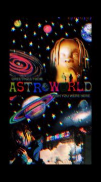 Astroworld Blurred Wallpaper