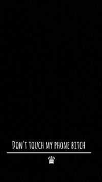 Don't Touch Wallpaper