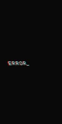 Error Wallpaper