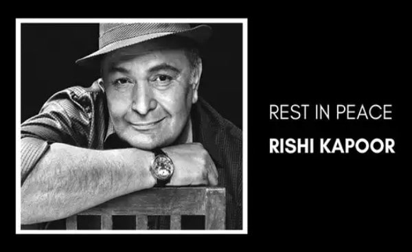 RIP Rishi Kapoor Hd Wallpaper