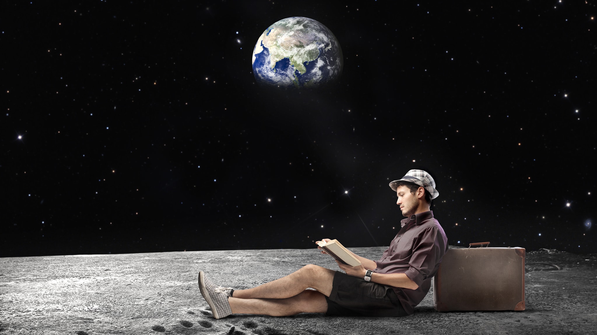 Reading on The Moon