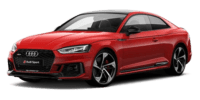 Red Audi Transparent Wallpaper