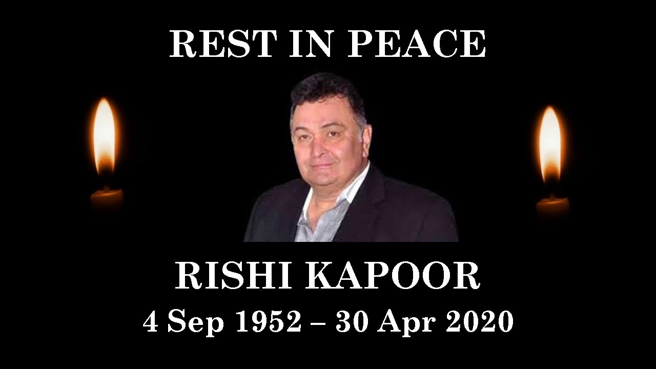Rest in Peace Rishi Kapoor Wallpaper
