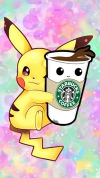 Starbucks Pikachu Wallpaper
