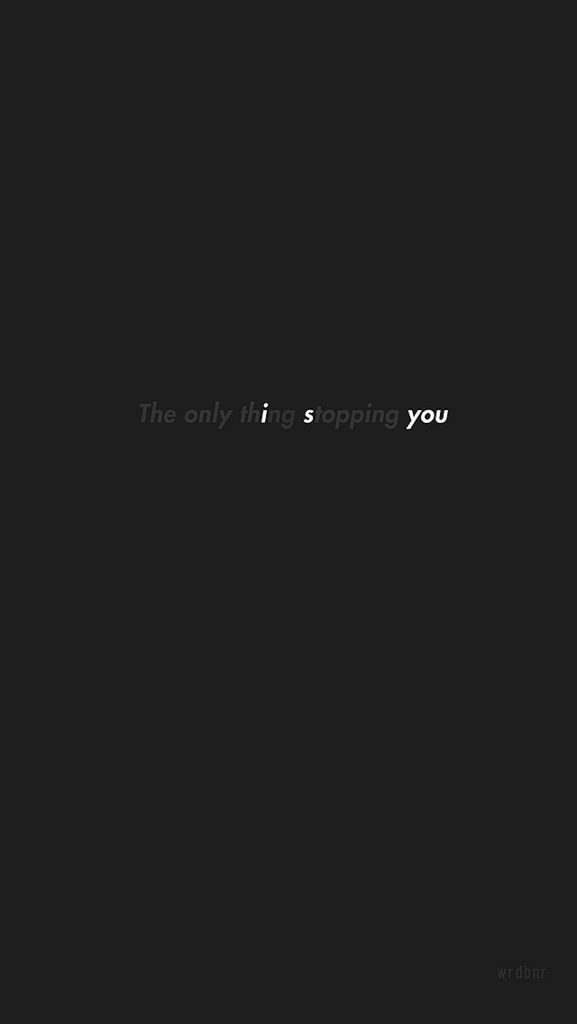 Stopping You Wallpaper