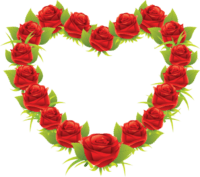 Transparent Heart Rose Wallpaper