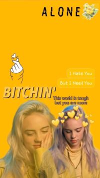 Alone Billie Eilish Wallpaper