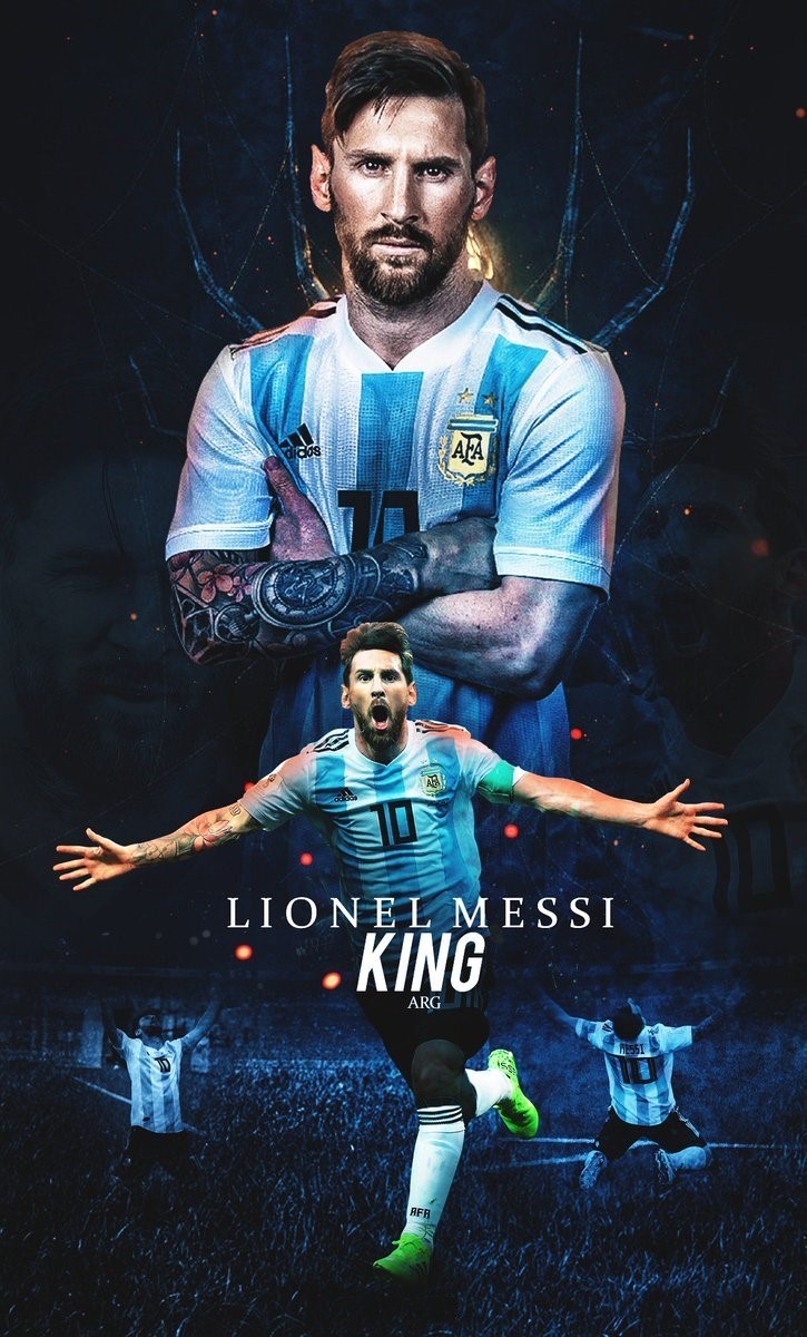 King Messi Wallpaper