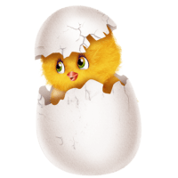 Transparent Easter Egg Wallpaper
