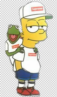 Bart Simpson Kermit Wallpaper