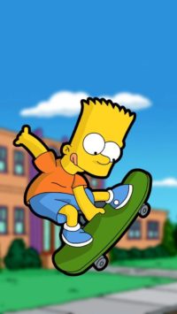 Bart Simpson Skateboard Wallpaper