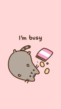 Busy Pusheen Wallpaper