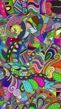 Colorful Doodle Wallpaper