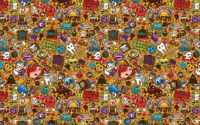 Doodle Colorful Wallpaper