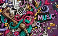 Doodle Music Wallpaper