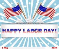 2020 Happy Labor Day Wallpaper