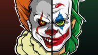 Pennywise and Joker Wallpaper