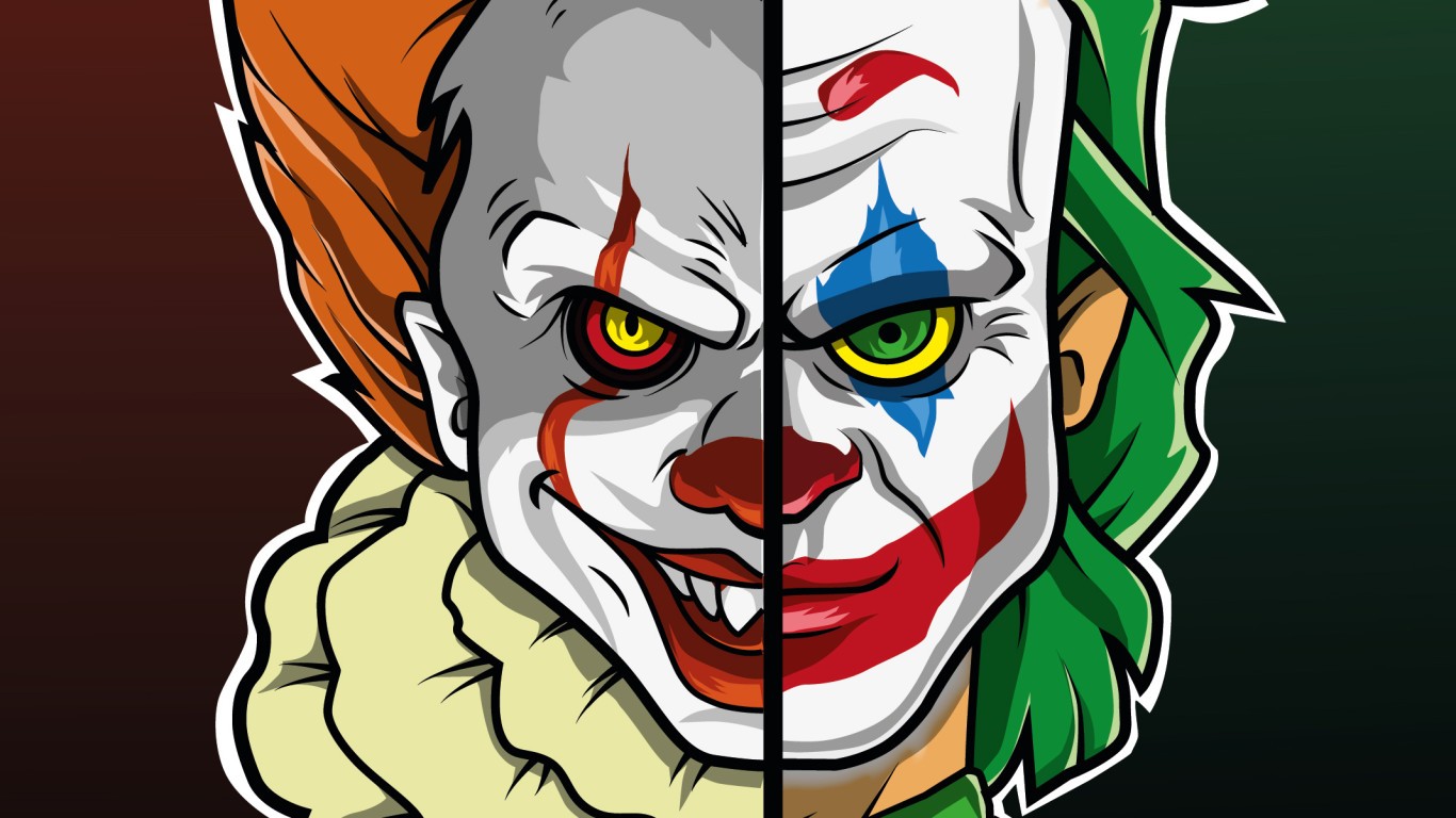 Pennywise And Joker Wallpaper Kolpaper Awesome Free Hd Wallpapers