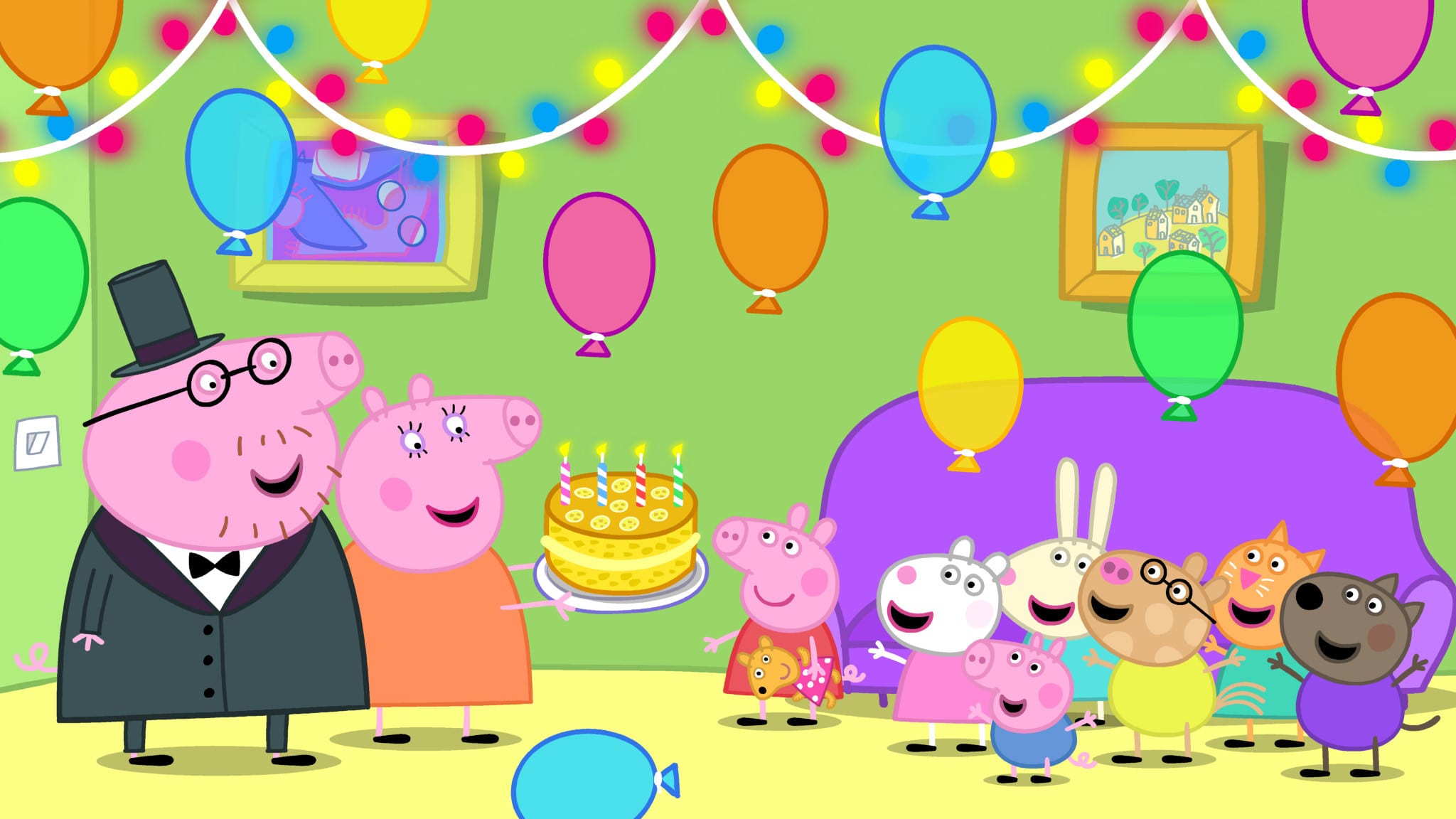 Peppa Pig Birthday Wallpaper