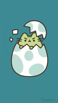 Pusheen Easter Egg Wallpaper