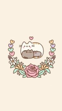 Pusheen Family Wallpaper