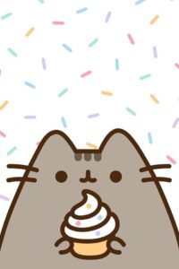 Pusheen Ice Cream Wallpaper