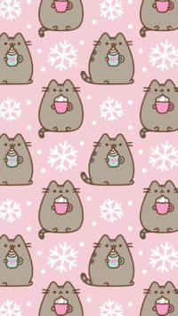 Pusheen Snow Wallpaper