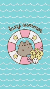 Pusheen Summer Wallpaper 2