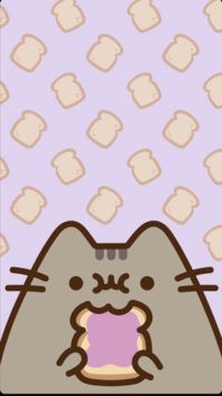 Pusheen Toast Wallpaper