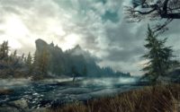 Skyrim River Wallpaper