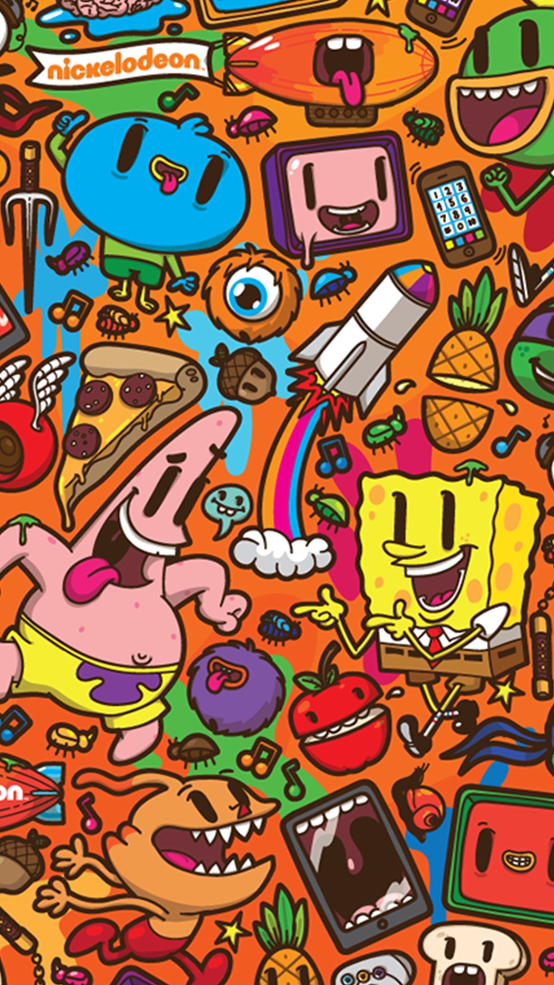 Spongebob Doodle Wallpaper Kolpaper Awesome Free Hd Wallpapers