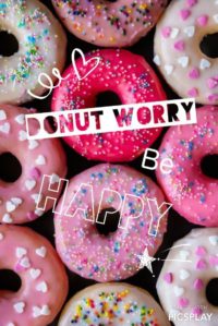 Donut Worry Wallpaper