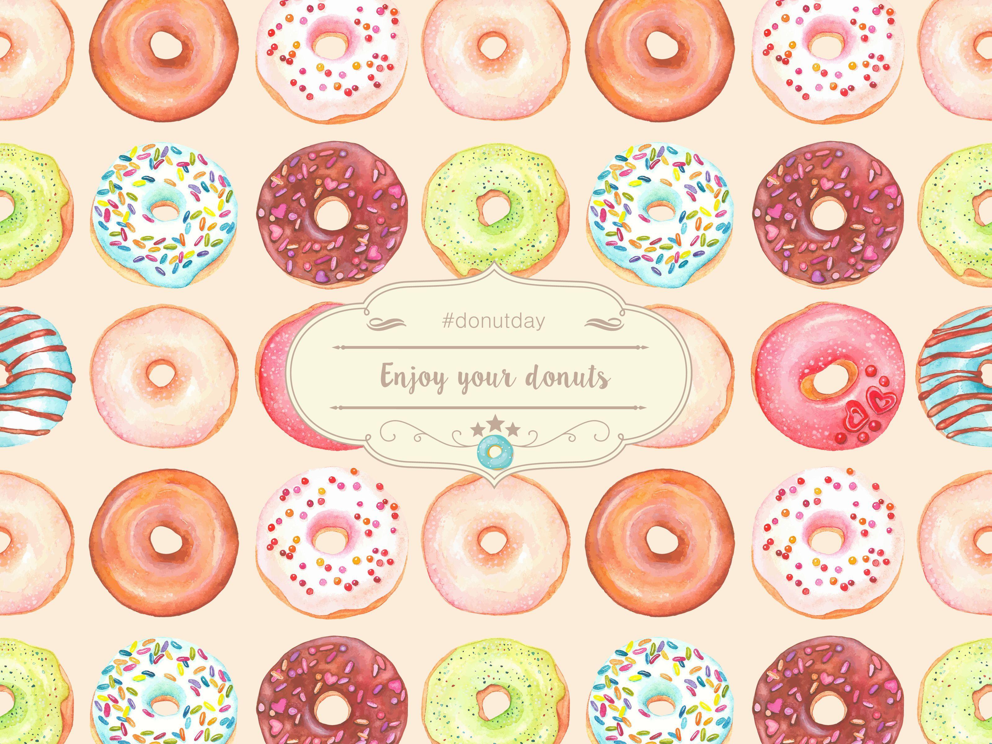Enjoy Donut Wallpaper