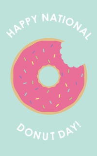 Happy National Donut Day Wallpaper Iphone