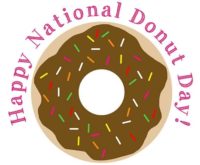 Happy National Doughnut Day Wallpaper