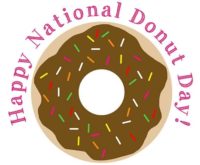Happy National Doughnut Day Wallpaper