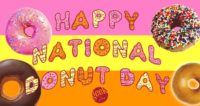 Happy National Doughnut Day Wallpapers