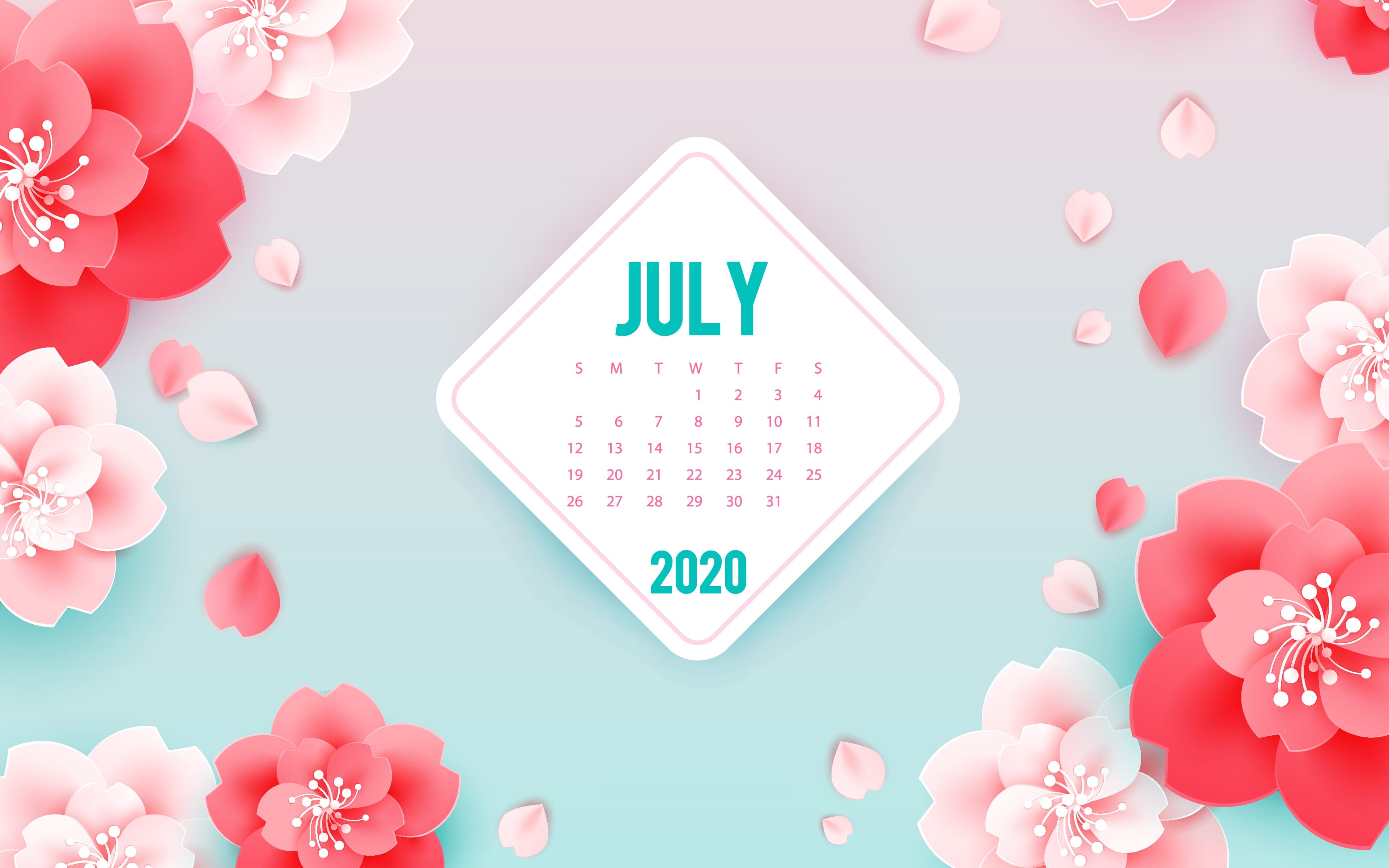 July 2020 Calendar Wallpaper PC KoLPaPer Awesome Free HD Wallpapers