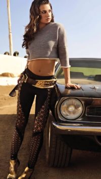 Lea Michele Car Wallpaper