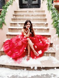 Lea Michele Christmas Photos