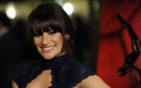Lea Michele Smile Background