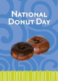 National Donut Day Background