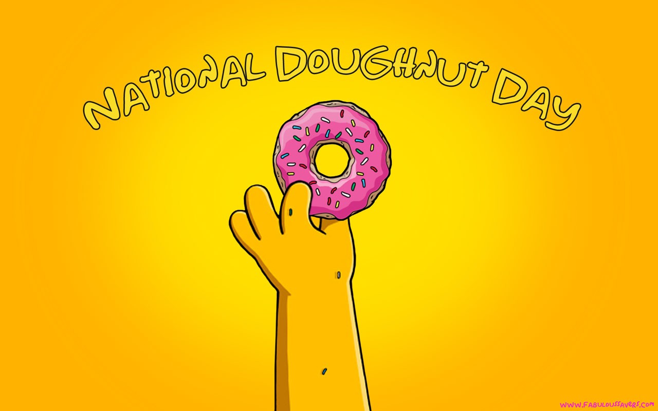 National Donut Day Wallpaper Desktop
