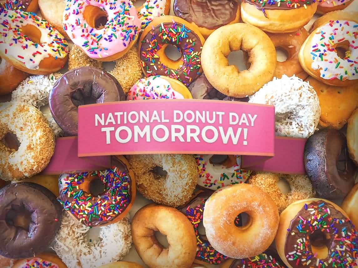 Tomorrow National Donut Day Wallpaper