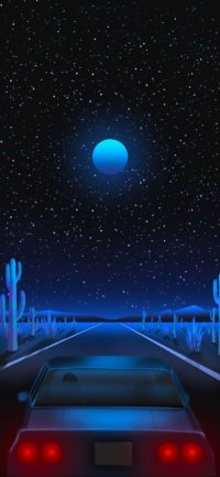 Vaporwave Road Wallpaper