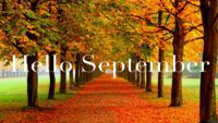 HD Hello September Wallpaper